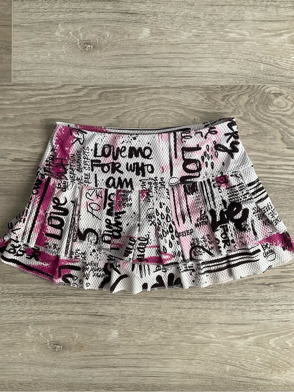 Lucky in love tennis skirt